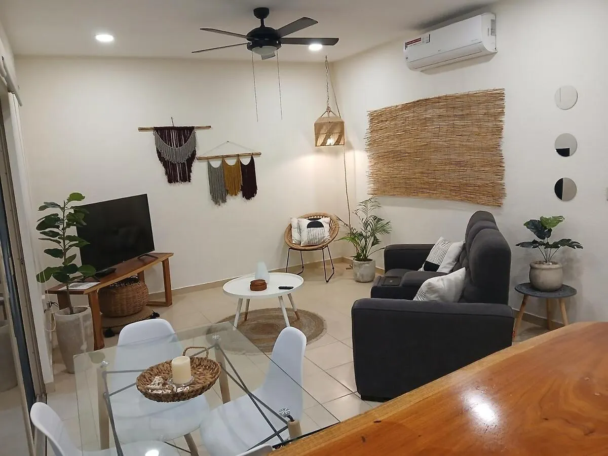 Poolside And Garden Paradise Tulum Apartment